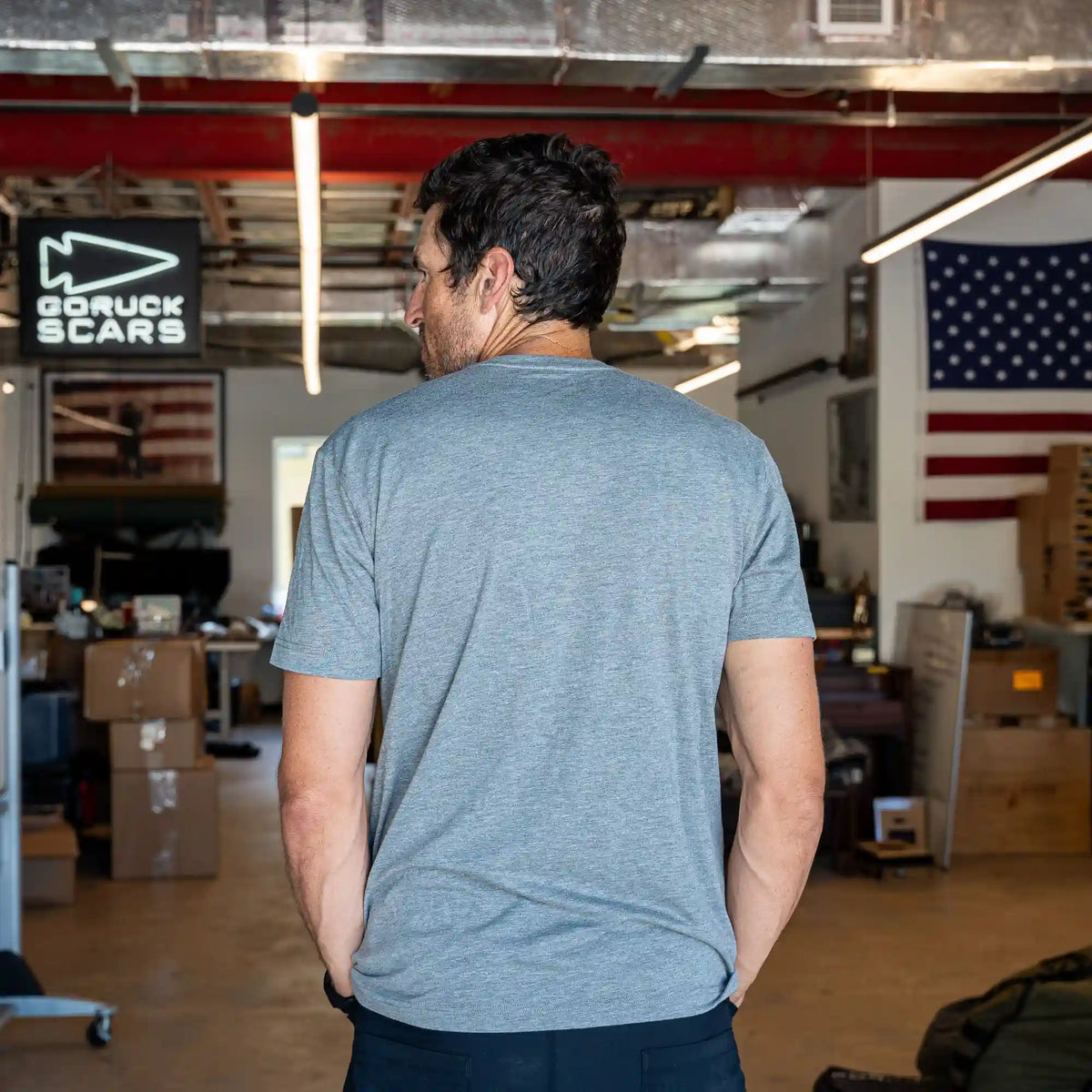 Short Sleeve Pocket Tee - Tri-BlendX