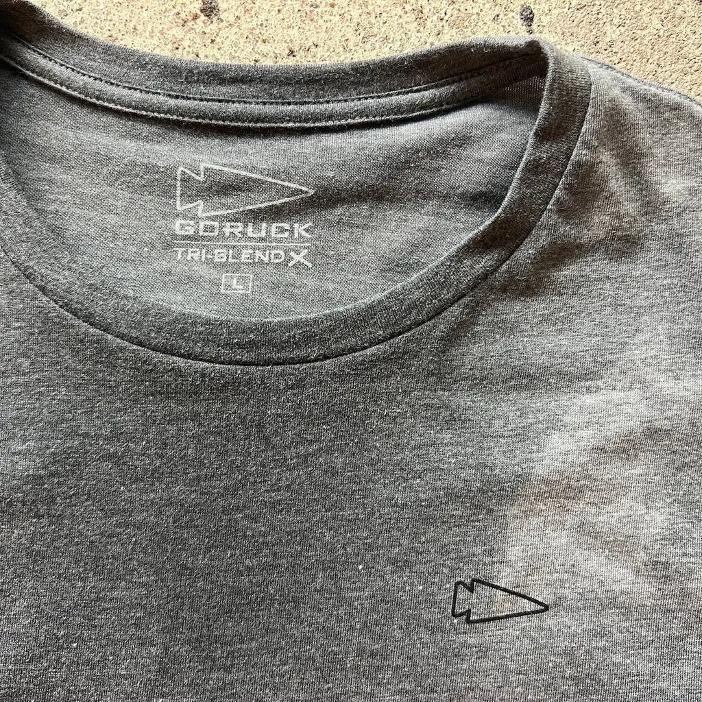 Subtle Spearhead Tee - Unisex Tri-BlendX