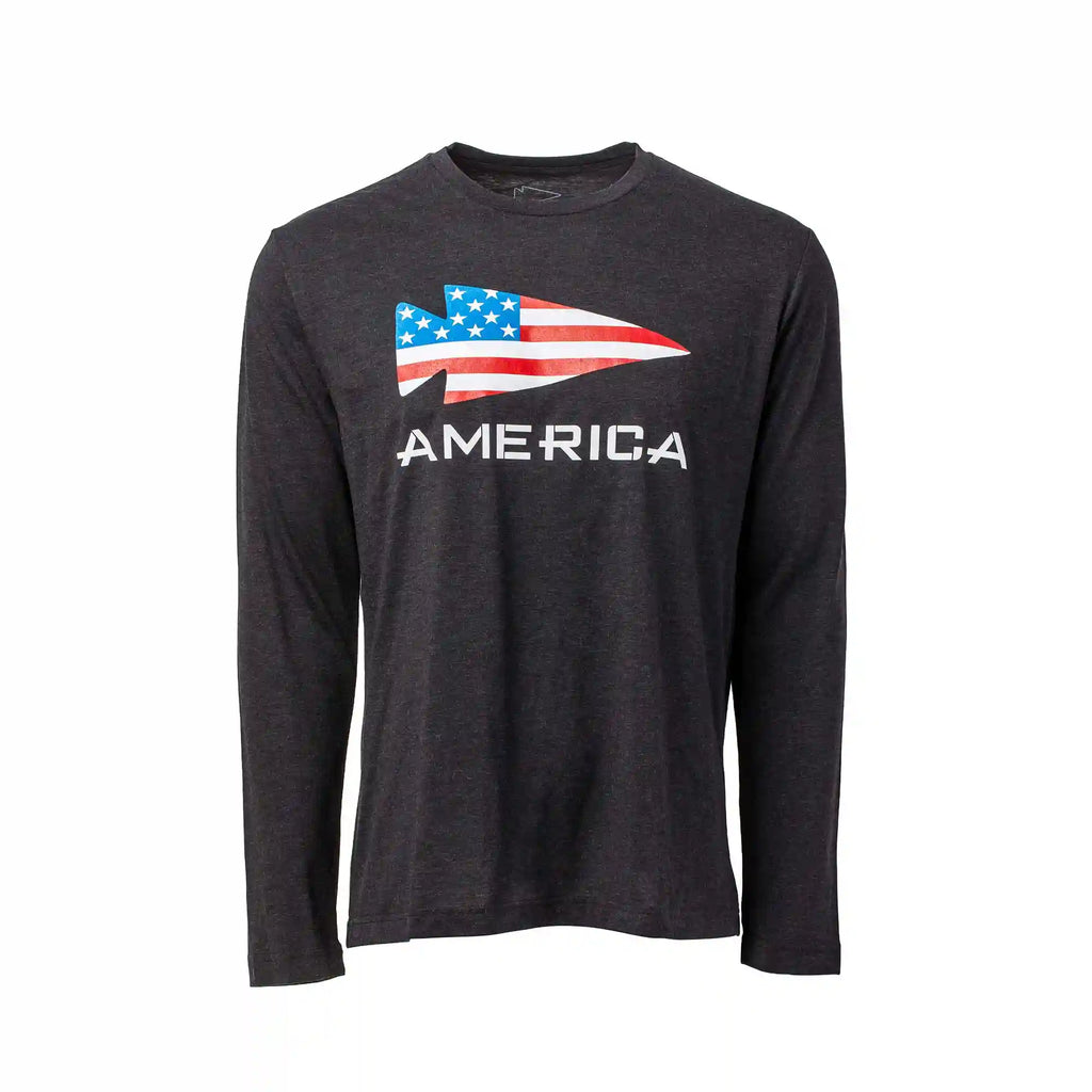 Men's America Long Sleeve - Tri-BlendX