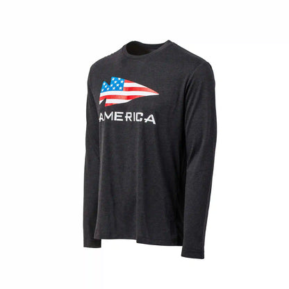 Men's America Long Sleeve - Tri-BlendX