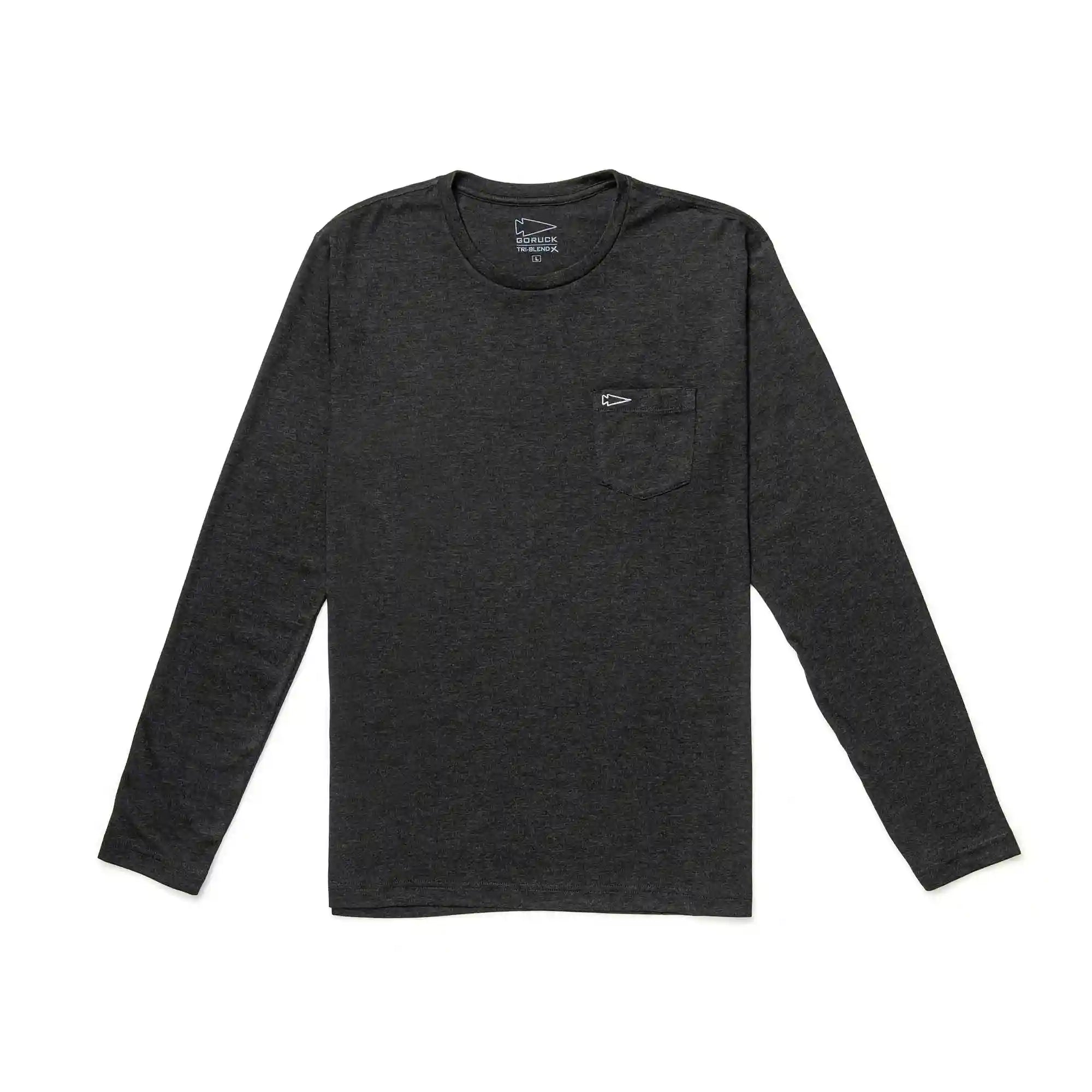 Men's Long Sleeve Pocket Tee - Tri-BlendX