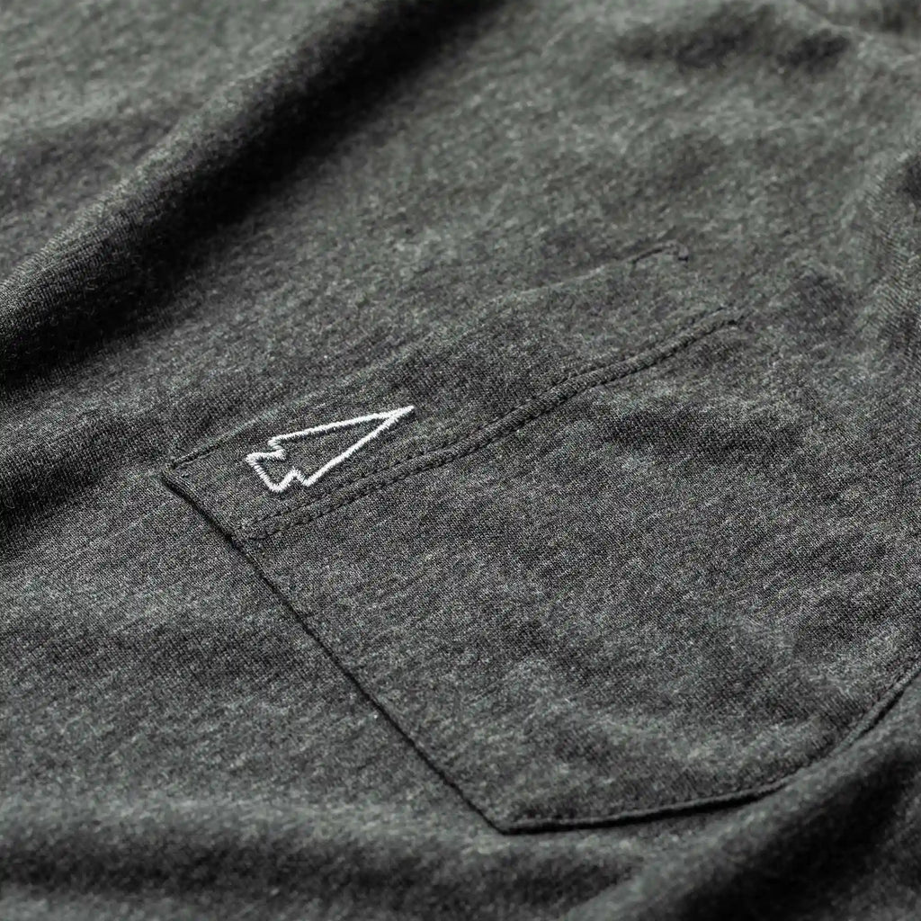 Men's Long Sleeve Pocket Tee - Tri-BlendX