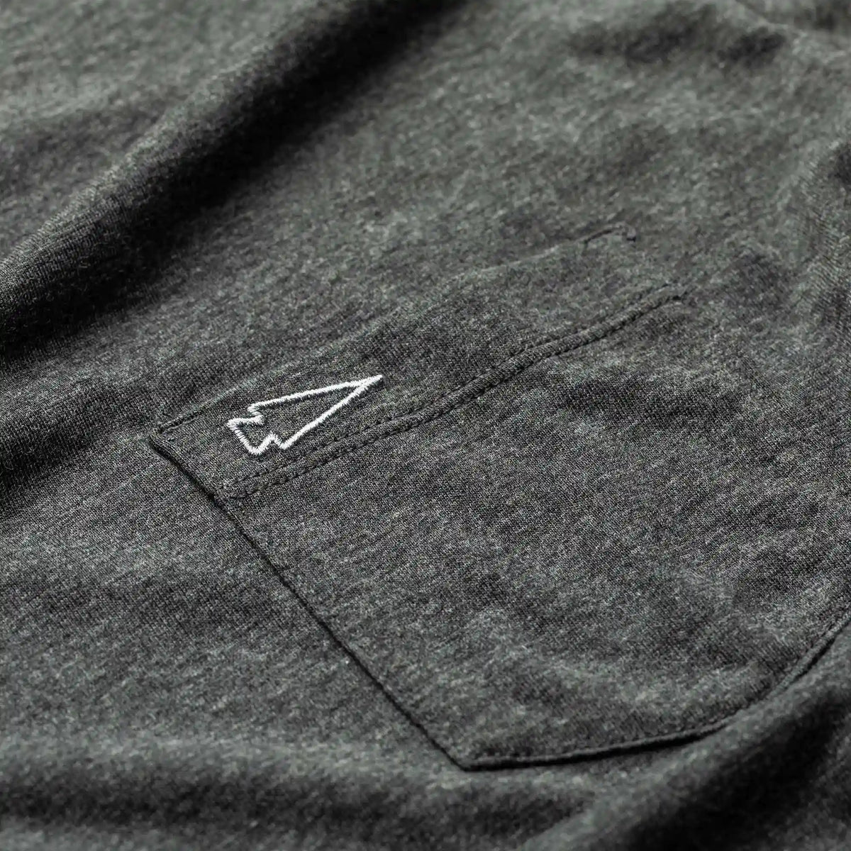 Men's Long Sleeve Pocket Tee - Tri-BlendX