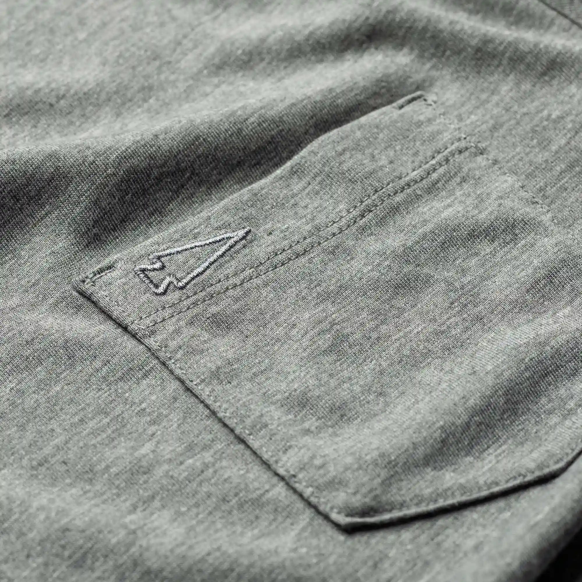 Men's Long Sleeve Pocket Tee - Tri-BlendX