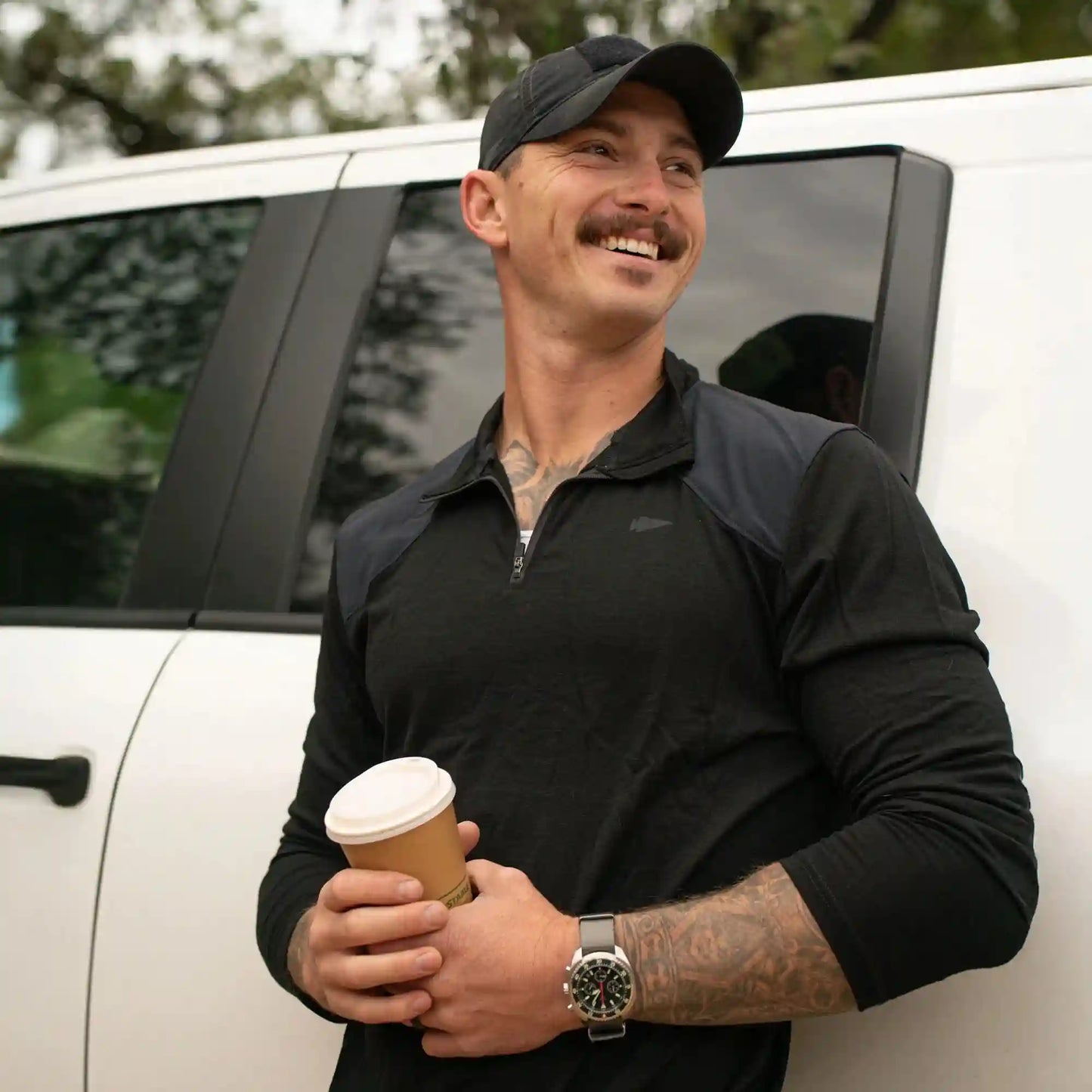 Men's Commando Quarter Zip - Merino Wool