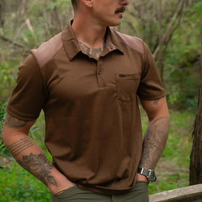 Men's Commando Polo - Merino Wool