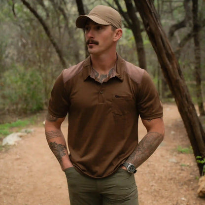Men's Commando Polo - Merino Wool