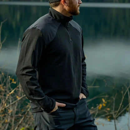 Men's Commando Quarter Zip - Merino Wool