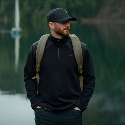 Men's Commando Quarter Zip - Merino Wool