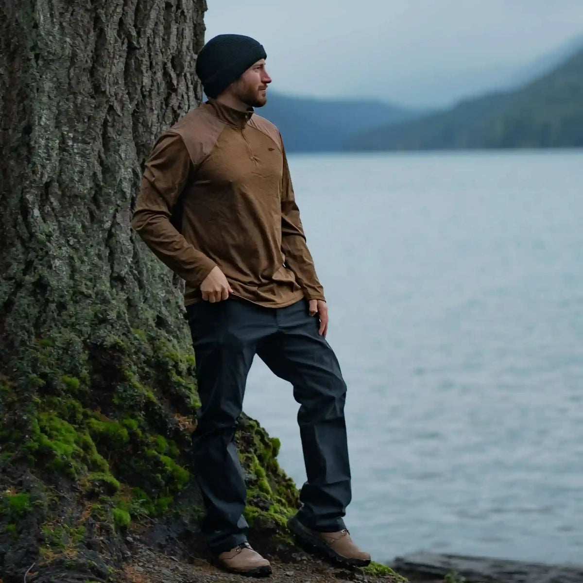 Men's Commando Quarter Zip - Merino Wool