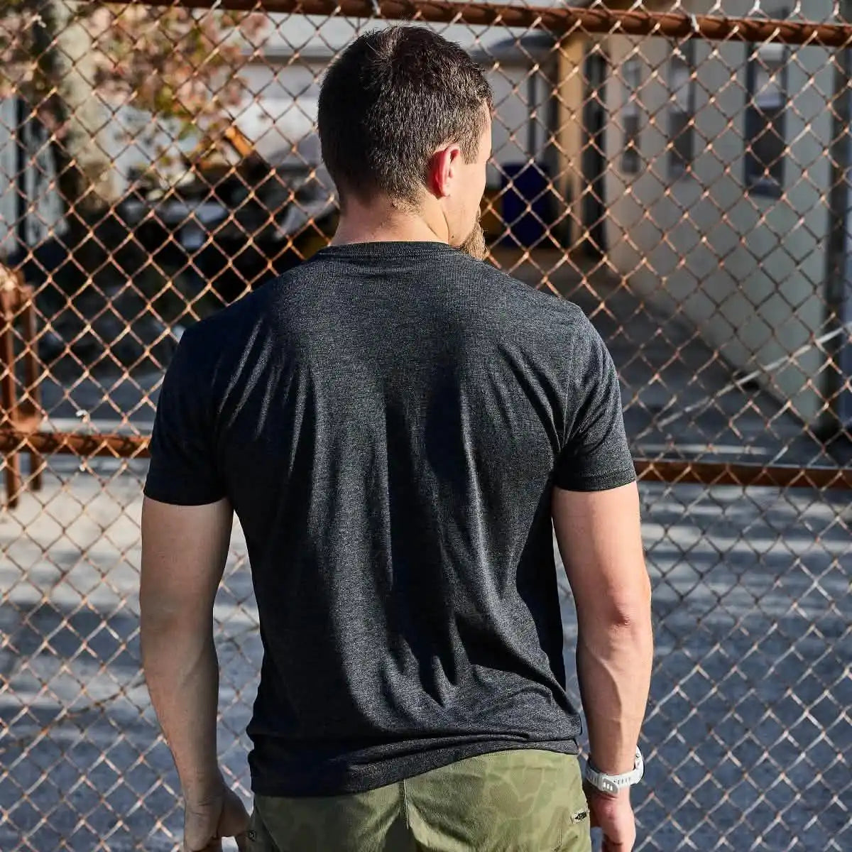 Subtle Spearhead Tee - Unisex Tri-BlendX